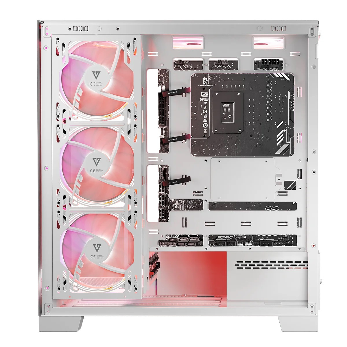 Obudowa komputerowa Volcano Space NF Biała