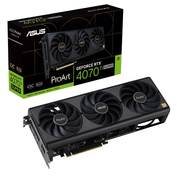 Zdjęcie produktu: Asus GeForce RTX 4070 Ti SUPER PROART OC 16GB GDDR6X DLSS 3