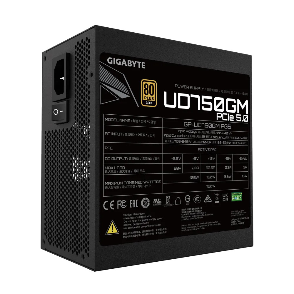 Gigabyte GP-UD750GM PG5 750W 80 PLUS Gold