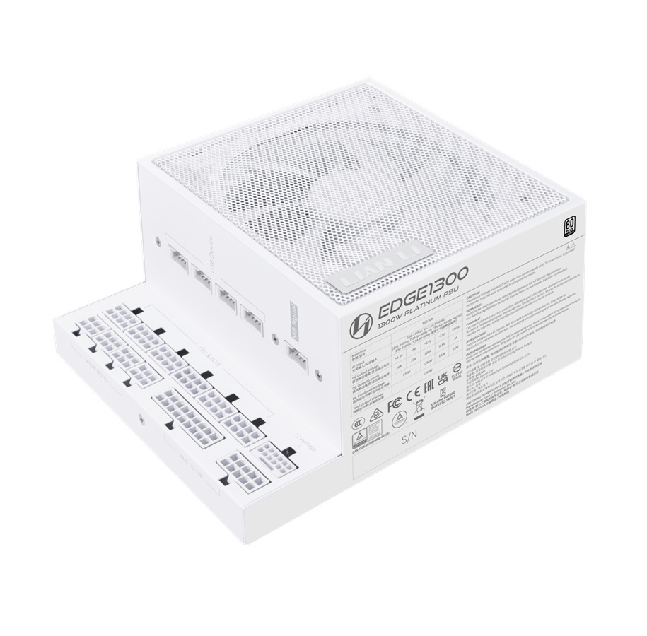 Lian Li Edge EG1300 White Platinum 1300W PCIe 5.1 ATX 3.1