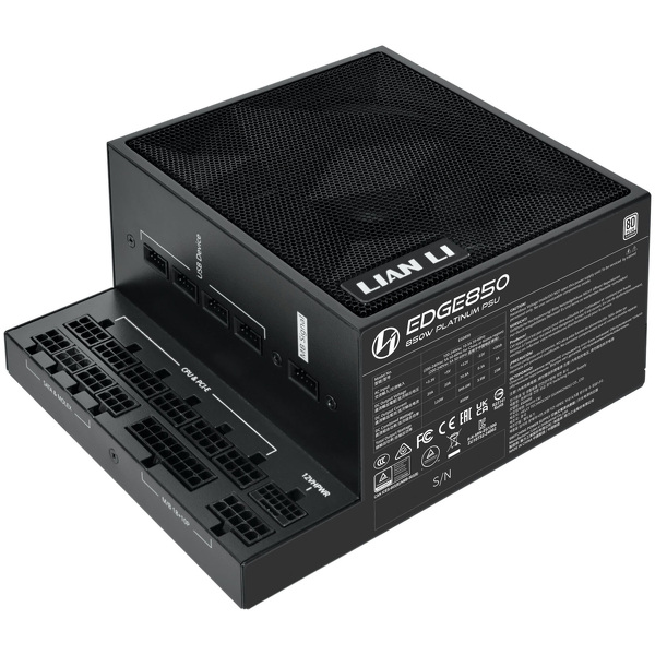 Zdjęcie produktu: Lian Li Edge EG0850 Black Platinum 850W PCIe 5.1 ATX 3.1