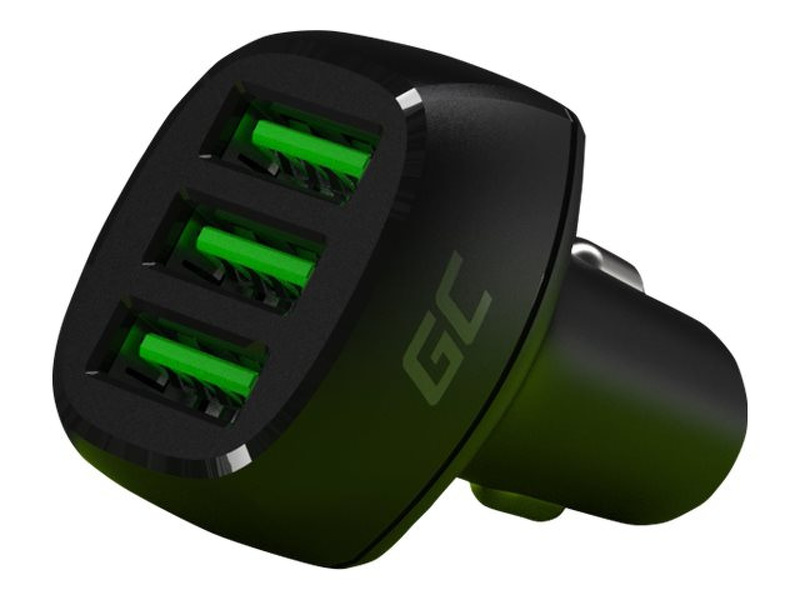 Zdjęcie produktu: Greencell Ładowarka samochodowa, PowerRide 54W, 12V/24V zasilacz 3x USB Zdjęcie produktu: Greencell Ładowarka samochodowa, PowerRide 54W, 12V/24V zasilacz 3x USB