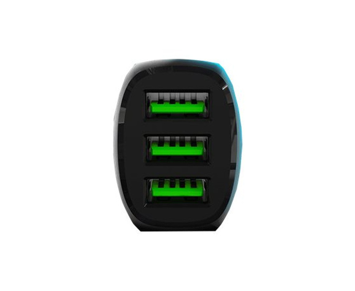 Zdjęcie produktu: Greencell Ładowarka samochodowa, PowerRide 54W, 12V/24V zasilacz 3x USB Zdjęcie produktu: Greencell Ładowarka samochodowa, PowerRide 54W, 12V/24V zasilacz 3x USB