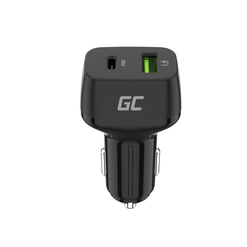 Greencell Ładowarka samochodowa USB-C 48W (Power Delivery 30W, QC 3.0) Greencell Ładowarka samochodowa USB-C 48W (Power Delivery 30W, QC 3.0)