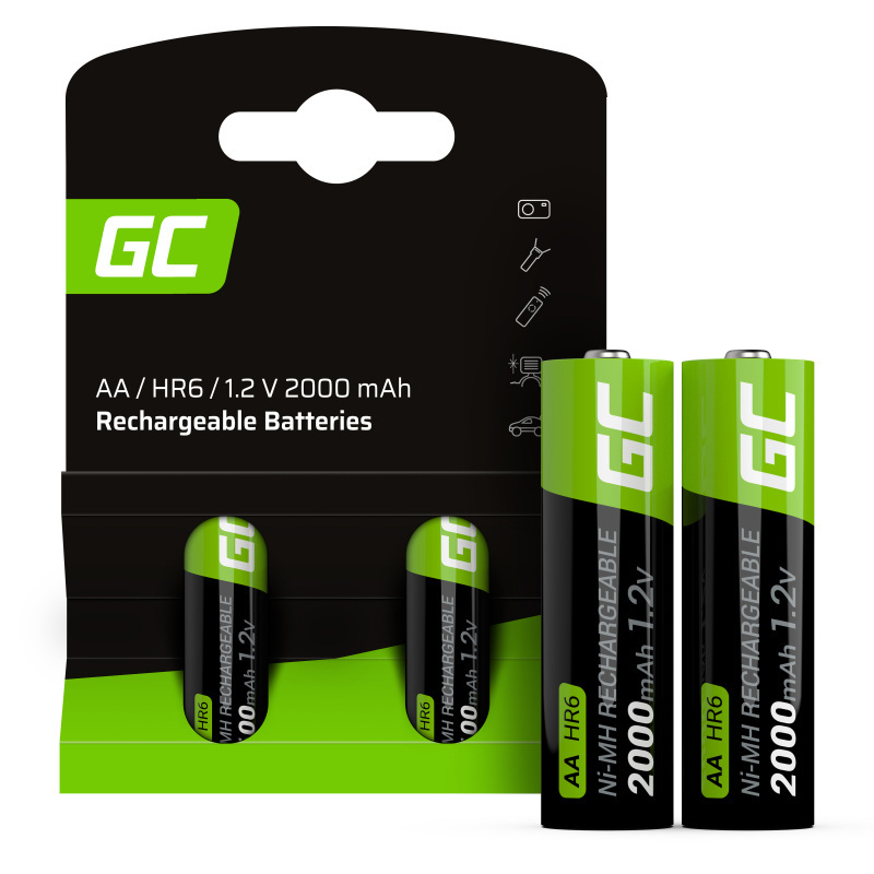 Green Cell VitalCharger + 2xAA 2000mAh 2xAAA 800mAh