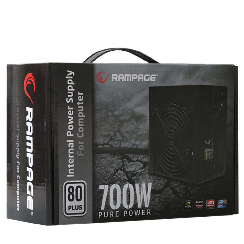 Zasilacz komputerowy Rampage ATX 80 Plus RMP-700 700W PFC 120mm