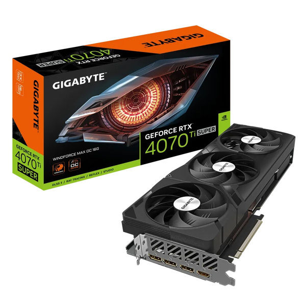 Zdjęcie produktu: Gigabyte GeForce RTX 4070 Ti SUPER WINDFORCE MAX OC 16GB GDDR6X DLSS 3 (GV-N407TSWF3MAX OC-16GD)