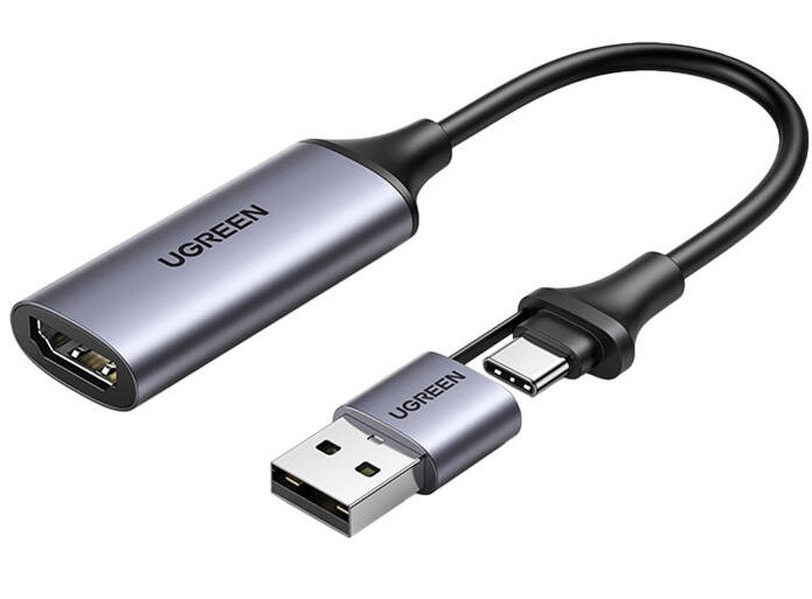 Zdjęcie produktu: Karta przechwytywania obrazu / Grabber HDMI Ugreen CM489, 4K 60Hz, USB + USB-C