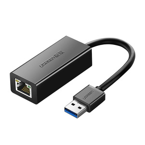Miniatura produktu: Adapter sieciowy Ugreen CR111 USB 3.0 do RJ45, Gigabit Ethernet (czarny)