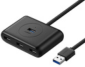 Hub Ugreen CR113 USB do 4x USB 3.0 5Gbps, 1m (czarny)