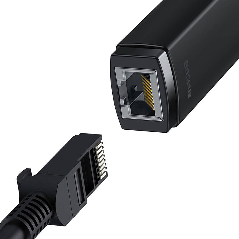 Adapter USB TYP-C to Ethernet 10/100/1000 Baseus Lite Series (WKQX000301)