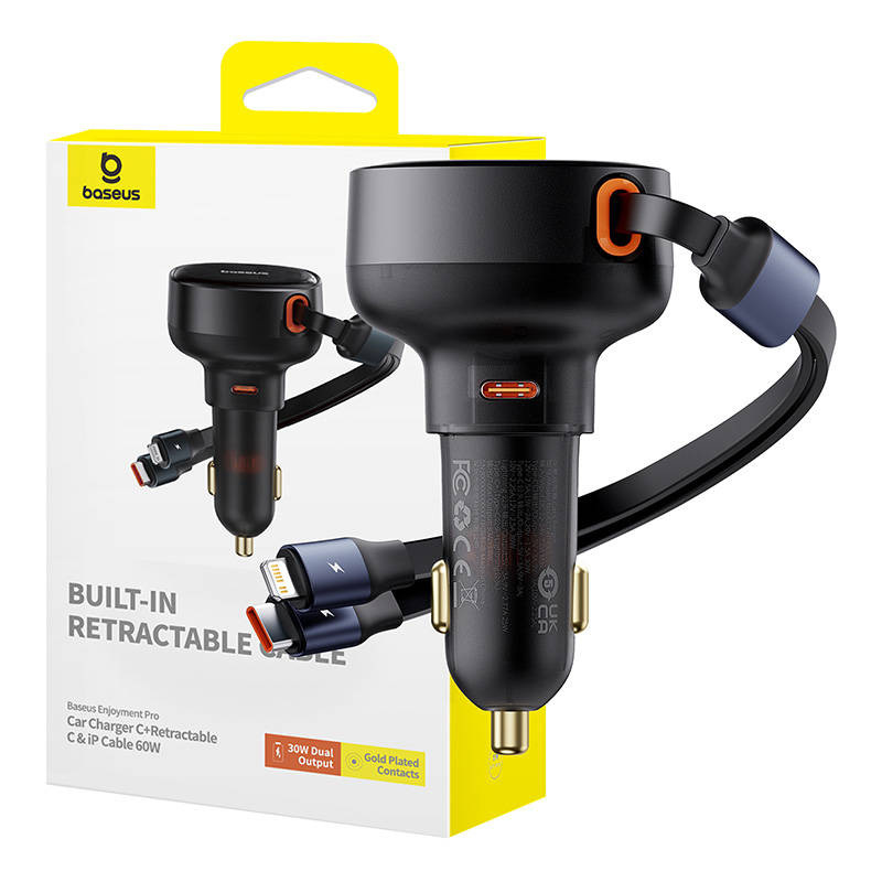 Baseus Enjoyment USB-C z kablem USB-C i Lighting 60W