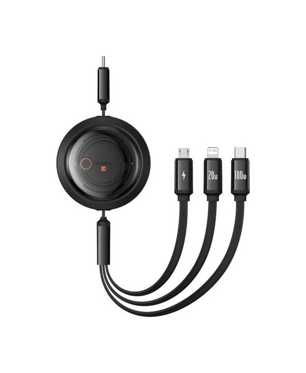 Zdjęcie produktu: Przewód zwijany USB-C - Lightning/USB-C/micro USB 100W