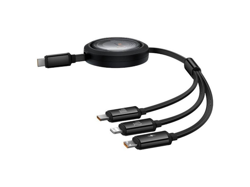 Zdjęcie produktu: Przewód zwijany USB-C - Lightning/USB-C/micro USB 100W