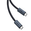 Miniatura zdjęcia: Kabel przewód Baseus CB000068 USB-C 4.0 - USB-C 240W PD 8K 60Hz 1m - czarny Miniatura zdjęcia: Kabel przewód Baseus CB000068 USB-C 4.0 - USB-C 240W PD 8K 60Hz 1m - czarny
