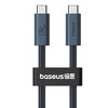 Miniatura zdjęcia: Kabel przewód Baseus CB000068 USB-C 4.0 - USB-C 240W PD 8K 60Hz 1m - czarny Miniatura zdjęcia: Kabel przewód Baseus CB000068 USB-C 4.0 - USB-C 240W PD 8K 60Hz 1m - czarny