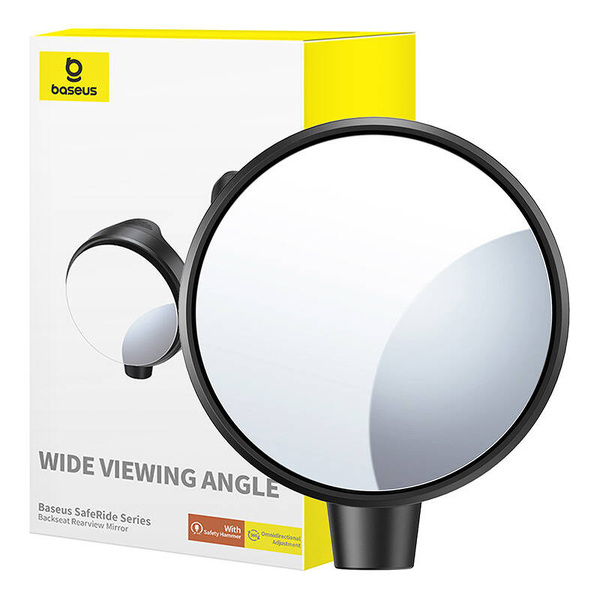 Zdjęcie produktu: Baseus SafeRide Series lusterko wsteczne z młotkiem czarne