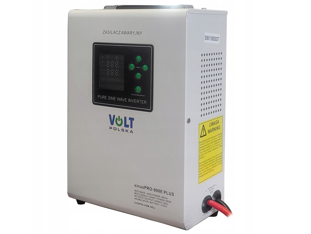 Volt 3SPM09012M Sinus PRO 900E Plus 12V 230V 600W 900VA