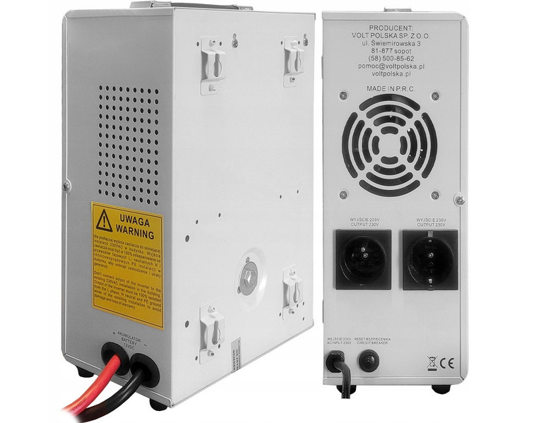 Zdjęcie produktu: Volt 3SPM12012M SinusPRO 1200E Plus 12V 230V 800W 1200VA