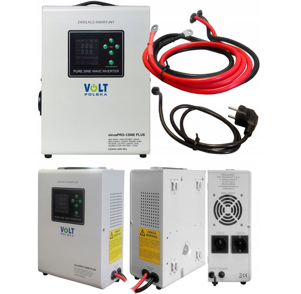 Zdjęcie produktu: Volt 3SPM12012M SinusPRO 1200E Plus 12V 230V 800W 1200VA