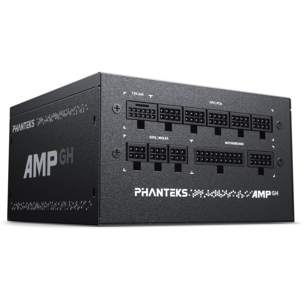 Zdjęcie produktu: Zasilacz Phanteks AMP GH 750W Gold PCIe 5.1 ATX 3.1 Czarny Zdjęcie produktu: Zasilacz Phanteks AMP GH 750W Gold PCIe 5.1 ATX 3.1 Czarny