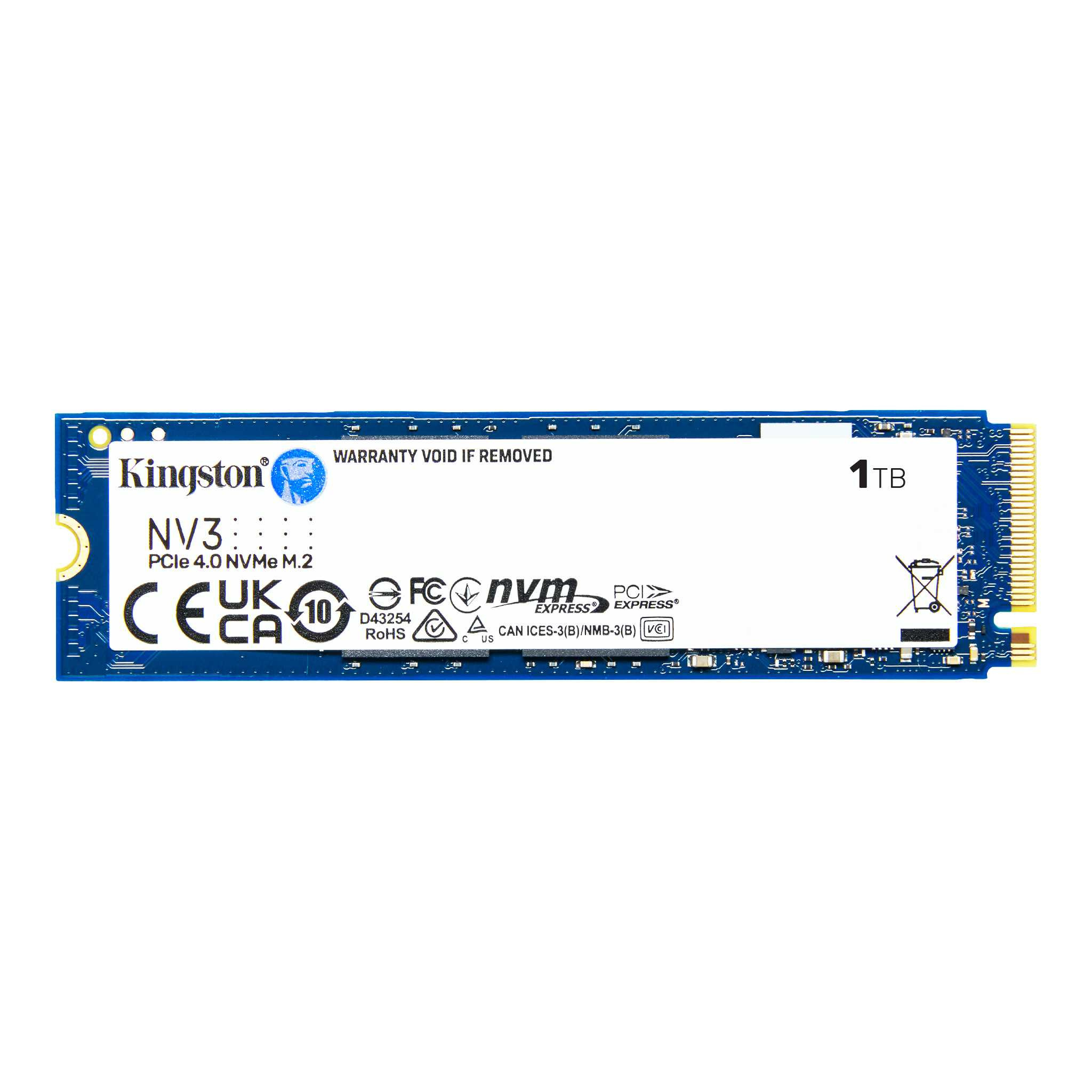Dysk Kingston SSD NV3 1TB M.2 PCIe NVMe Gen4 SNV3S/1000G