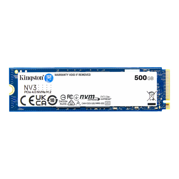 Zdjęcie produktu: Dysk Kingston SSD NV3 500GB M.2 PCIe NVMe Gen4 SNV3S/500G