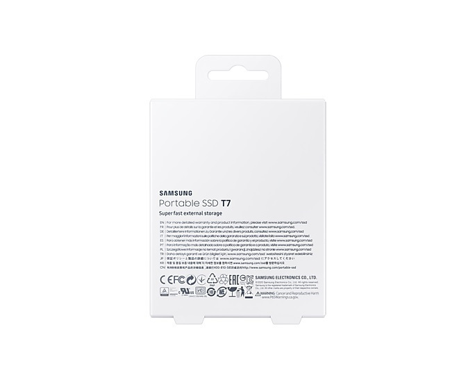Dysk przenośny Samsung Portable SSD T7 2TB szary