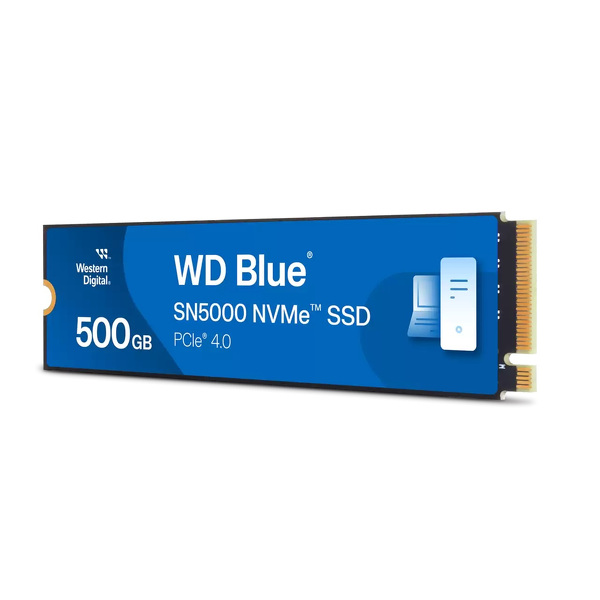 Zdjęcie produktu: Dysk WD Blue SN5000 SSD 500GB M.2 PCIe NVMe Gen4 WDS500G4B0E