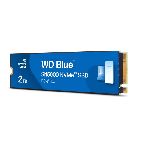 Zdjęcie produktu: Dysk WD Blue SN5000 SSD 2TB M.2 PCIe NVMe Gen4 WDS200T4B0E
