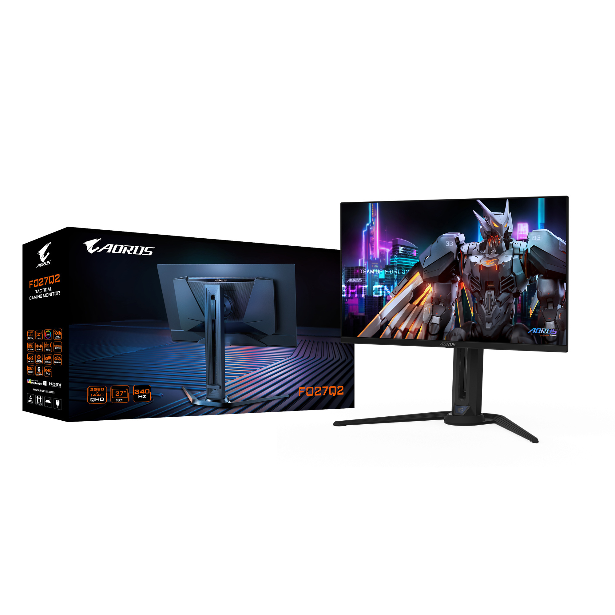 Monitor Gigabyte Aorus FO27Q2 27" OLED QHD 240Hz