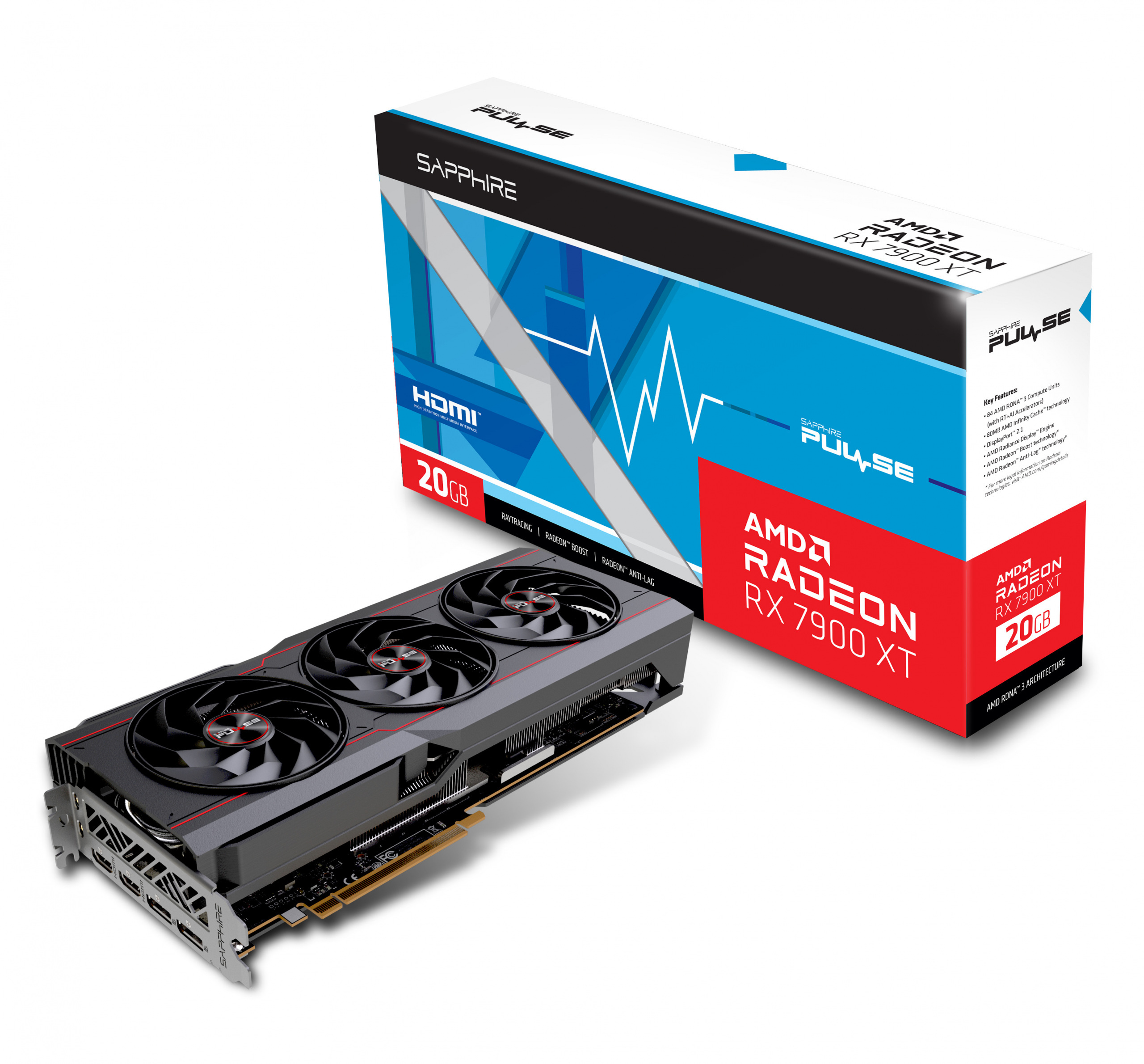 Sapphire Radeon RX 7900 XT PULSE 20GB PCI-E GDDR6 (11323-02-20G) Sapphire Radeon RX 7900 XT PULSE 20GB PCI-E GDDR6 (11323-02-20G)