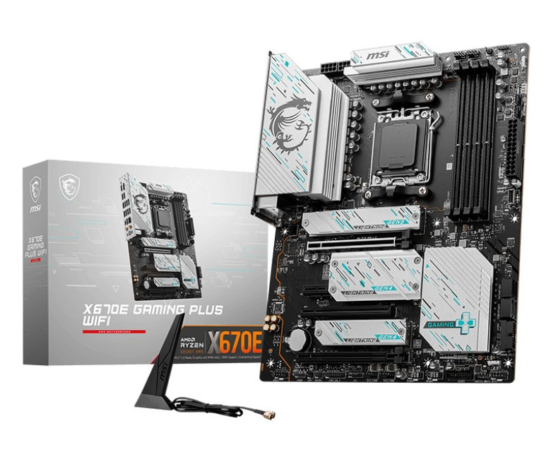 Płyta główna MSI X670E GAMING PLUS WIFI DDR5 AM5 Płyta główna MSI X670E GAMING PLUS WIFI DDR5 AM5