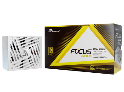 Miniatura produktu: Zasilacz Seasonic FOCUS GX-1000 v4 ATX 3.1 PCIe 5.1 White 80Plus Gold 1000W