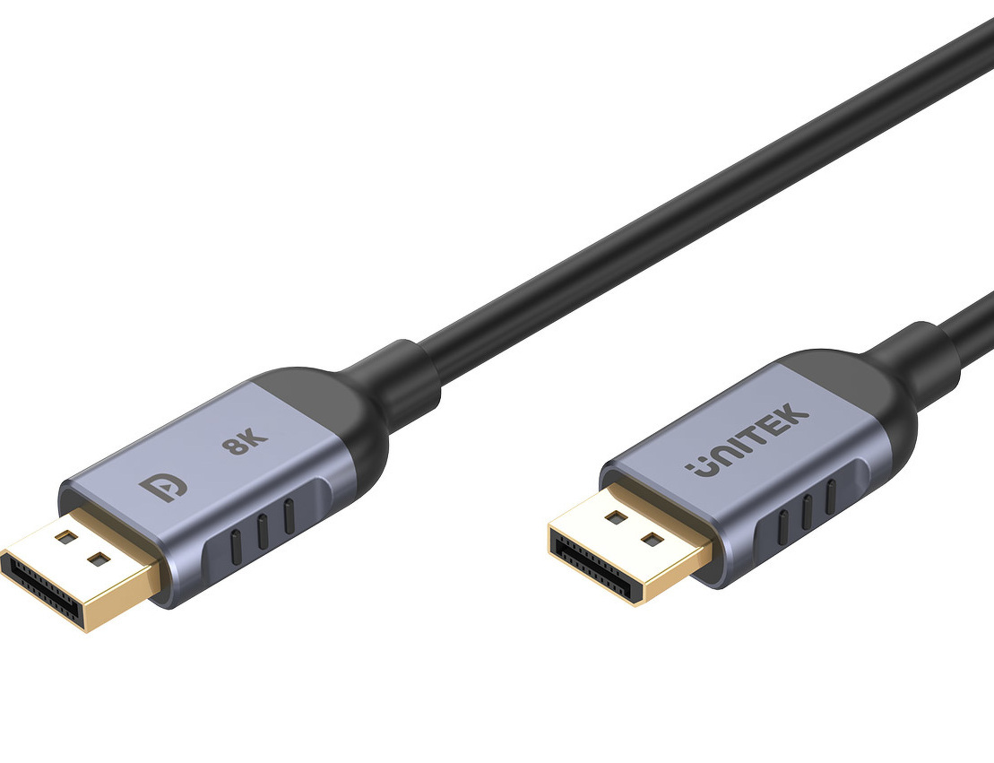 Kabel DisplayPort M/M Unitek 1.4 8k/60hz 4k/240hz HDR 1m