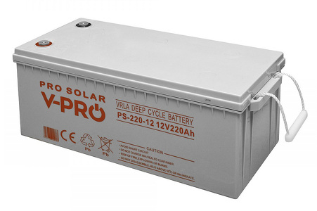 Miniatura produktu: Volt Akumulator Deep Cycle VPRO Solar  12V 220Ah (6AKXDEEP20)
