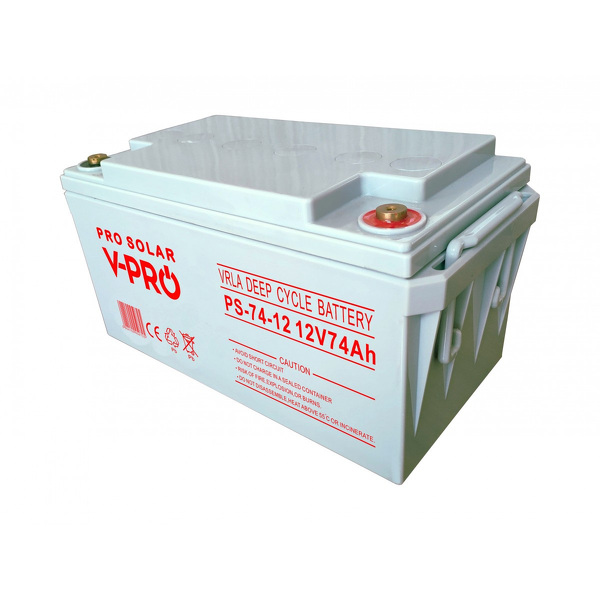 Zdjęcie produktu: Volt Akumulator Deep Cycle VPRO Solar  12V 74Ah (6AKXDEEP07)