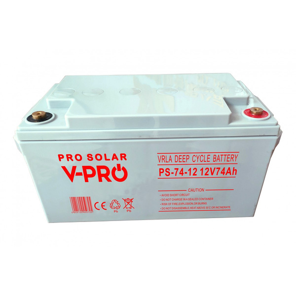 Zdjęcie produktu: Volt Akumulator Deep Cycle VPRO Solar  12V 74Ah (6AKXDEEP07)