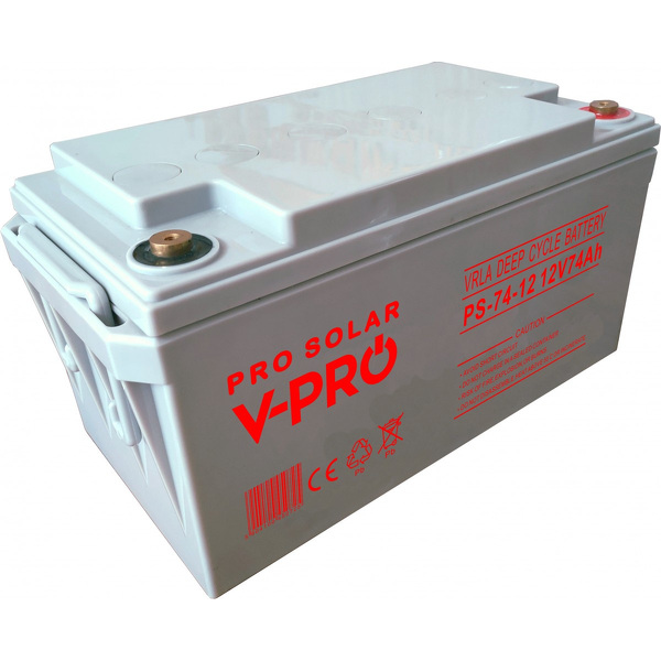 Zdjęcie produktu: Volt Akumulator Deep Cycle VPRO Solar  12V 74Ah (6AKXDEEP07)