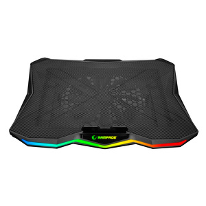 Miniatura produktu: Podstawka chłodząca pod laptopa Rampage Showy 15-17", RGB, regulowana