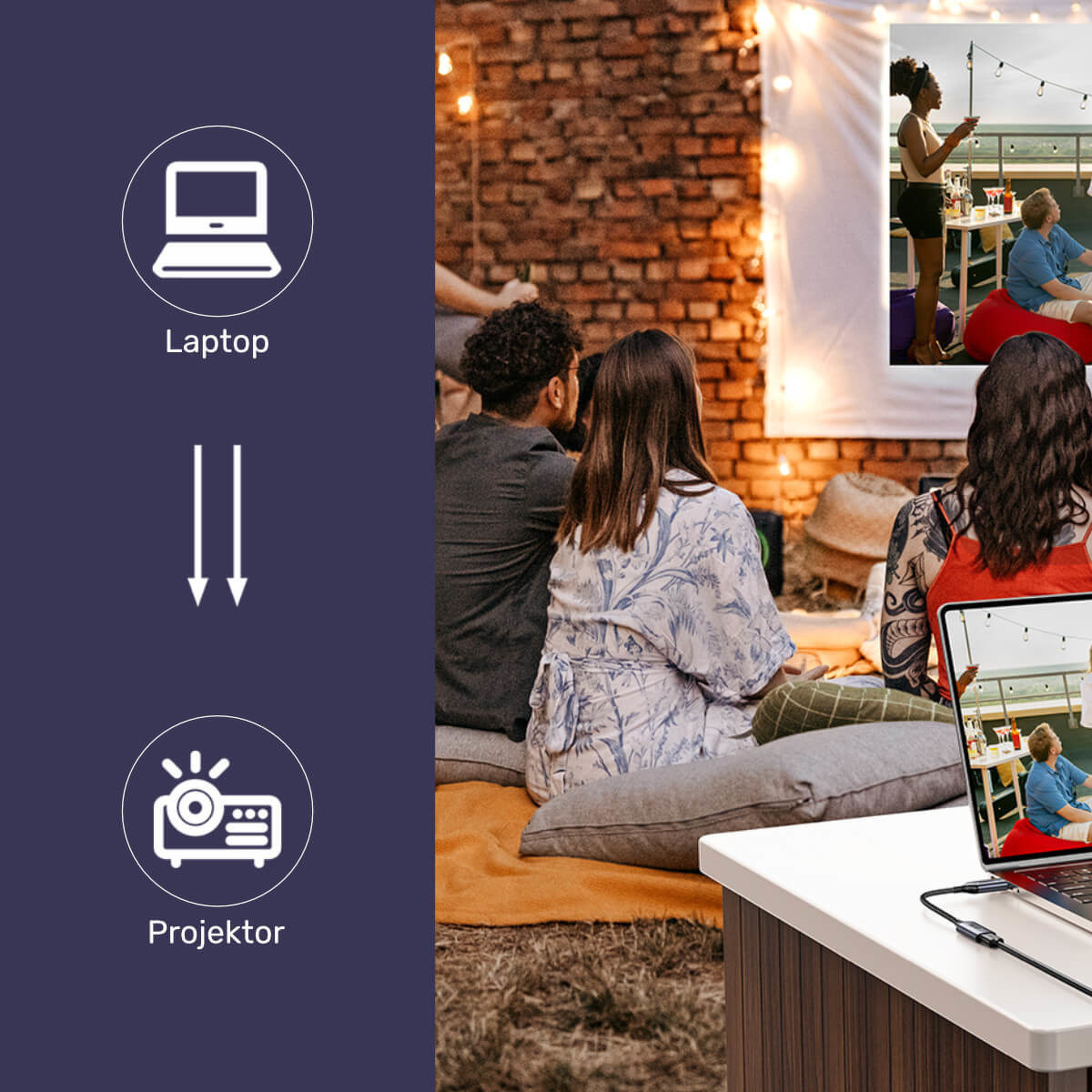 Adapter z DisplayPort 1.4 na HDMI 2.1, 8K60Hz Unitek