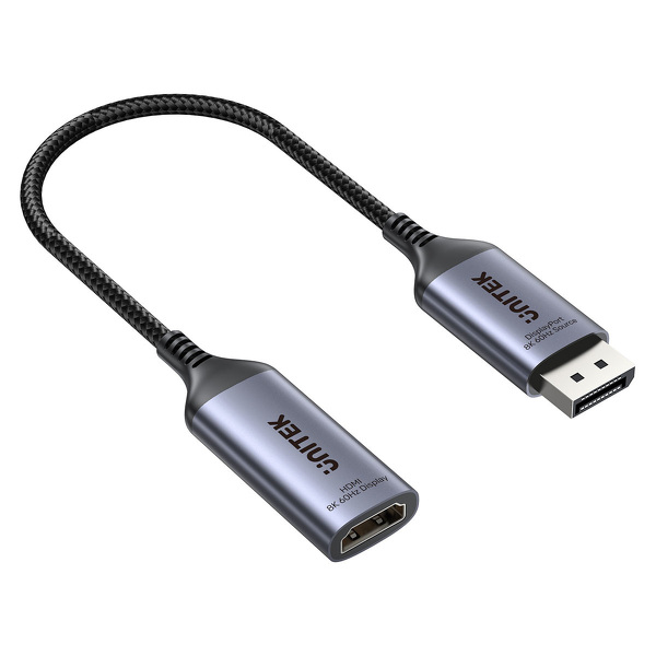 Zdjęcie produktu: Adapter z DisplayPort 1.4 na HDMI 2.1, 8K60Hz Unitek