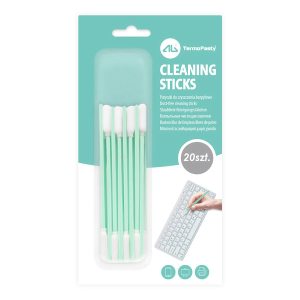 Zdjęcie produktu: AG Termopasty Patyczki do czyszczenia bezpyłowe 20 szt