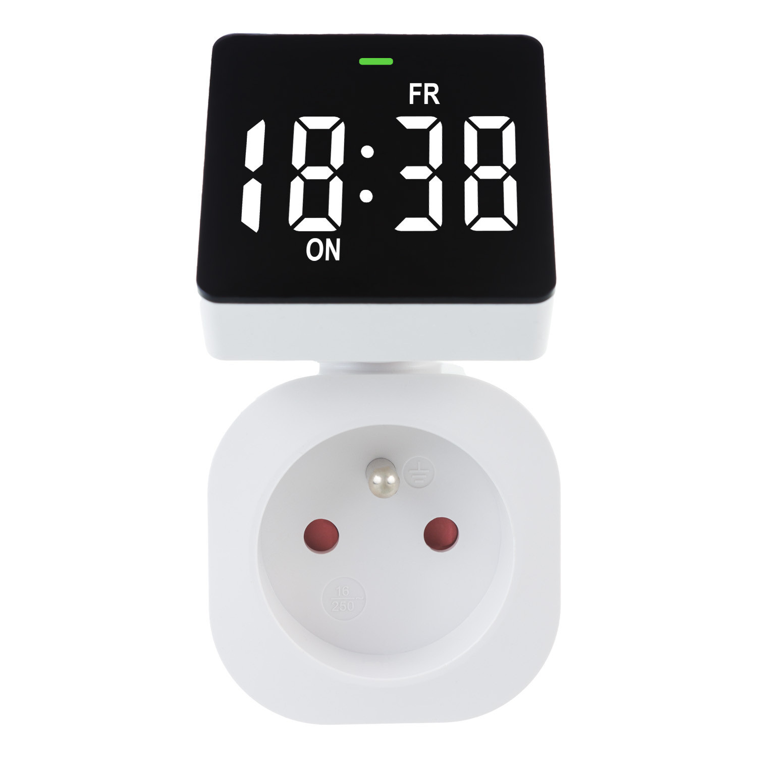 Włącznik czasowy - timer cyfrowy GreenBlue, max. obciążenie 16A, IP20