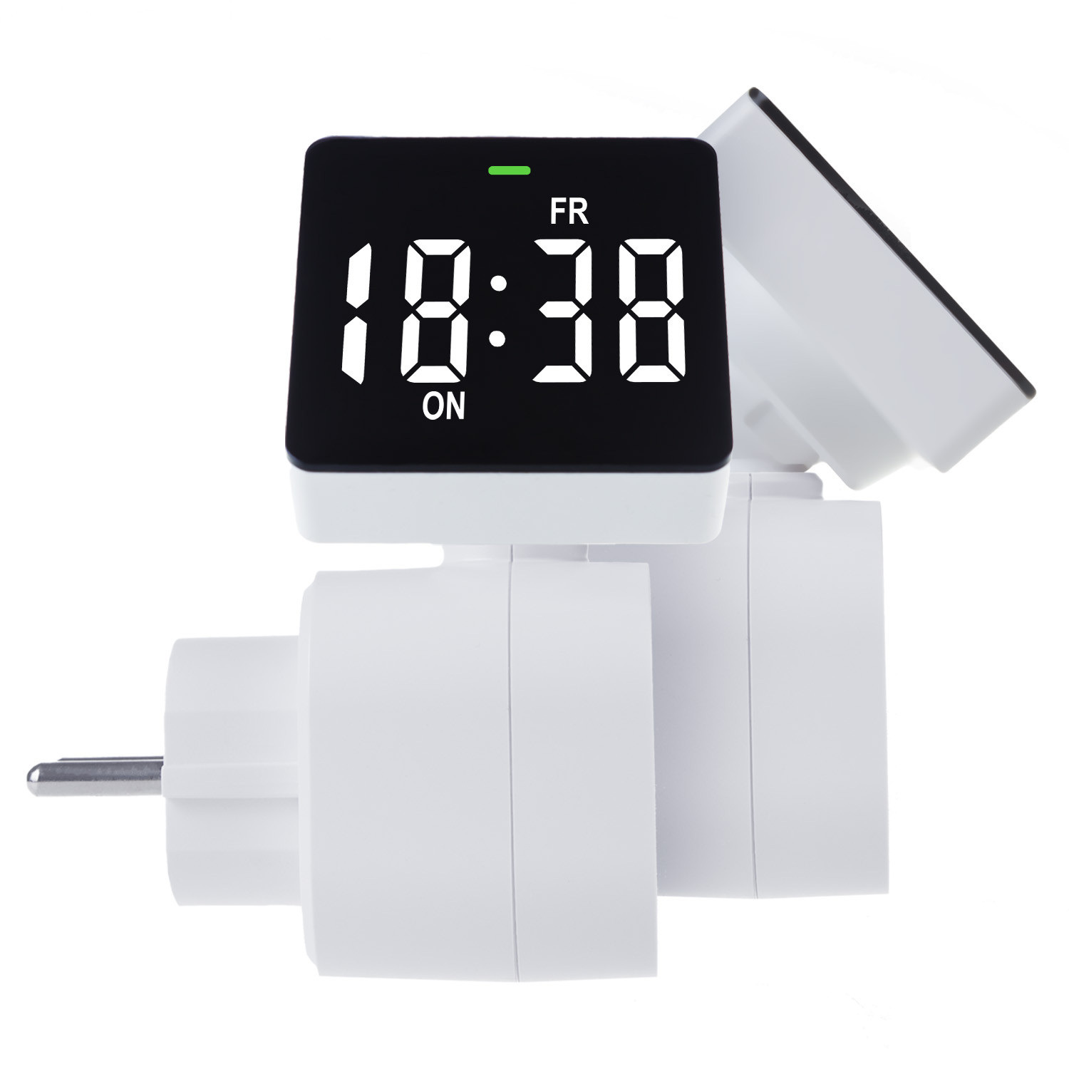 Włącznik czasowy - timer cyfrowy GreenBlue, max. obciążenie 16A, IP20