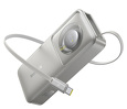 Miniatura zdjęcia: Powerbank Baseus Free2Pull 10000mAh 30W z portem USB-C i rozwijanym kablem USB-C - szary