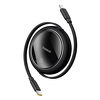Miniatura zdjęcia: Kabel przewód Baseus Free2Pull zwijany USB-C do Lightning 20W 1m - czarny