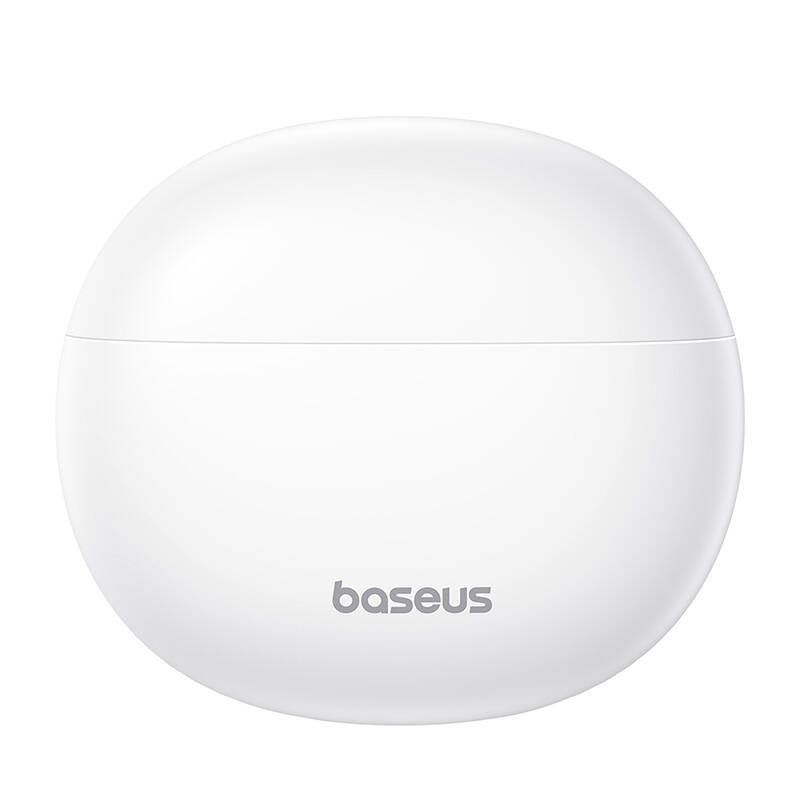 Słuchawki bezprzewodowe TWS Baseus Bowie E12, ładowanie indukcyjne, Bluetooth 5.3 - białe (A00059801216-Z1)