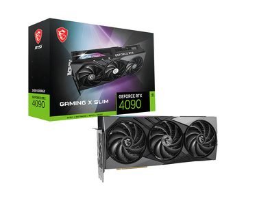 Miniatura produktu: MSI GeForce RTX 4090  GAMING X SLIM 24GB GDDR6X DLSS 3