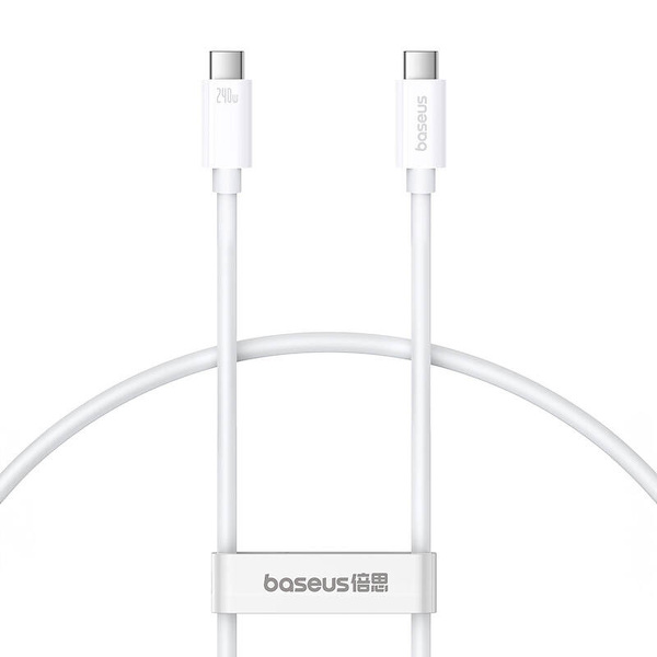 Zdjęcie produktu: Kabel przewód Baseus CB000066 USB4 - USB-C 240W PD 8K 60Hz 1m - biały